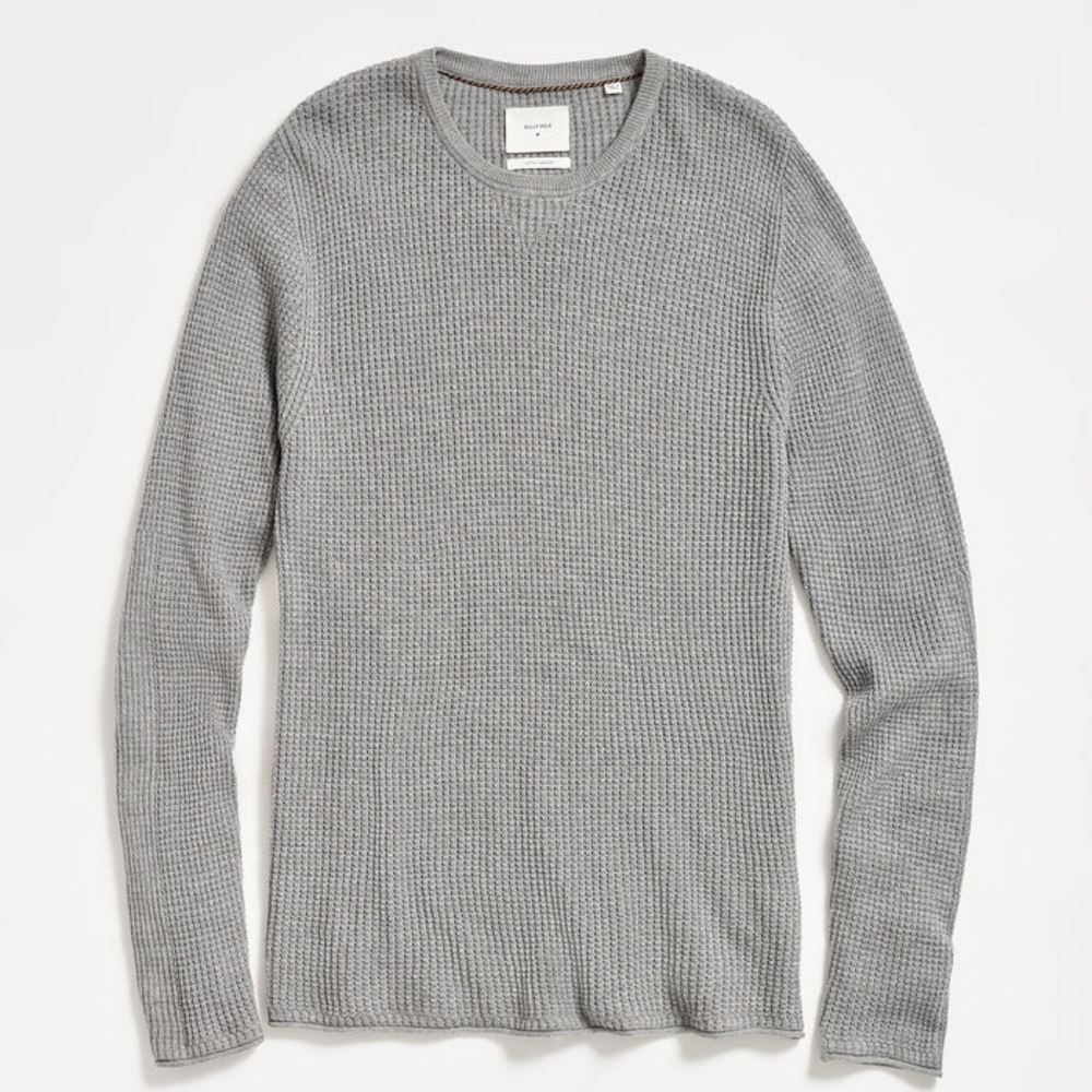 Bill Reid Mini Waffle Crew NWOT size M